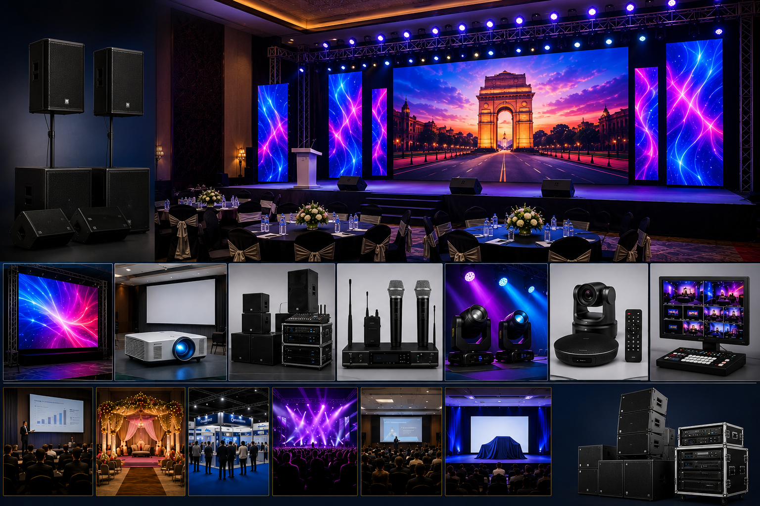 Audio Visual Equipment on Rent in Delhi