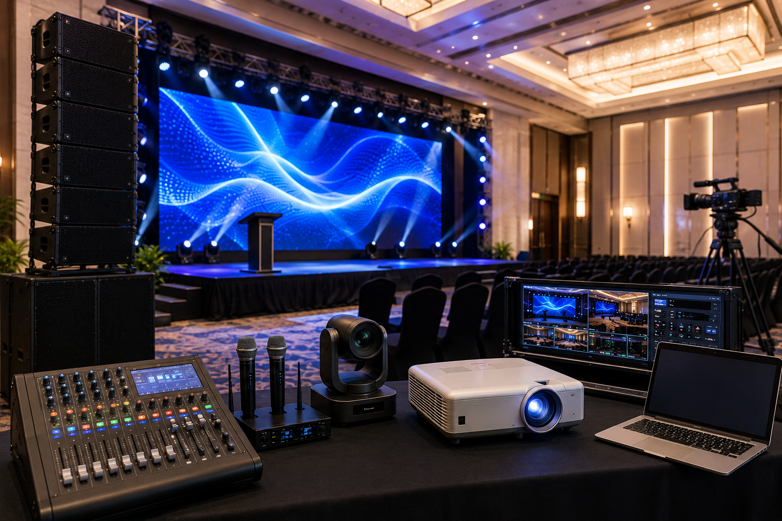 Audio Visual Equipment on Rent in Noida